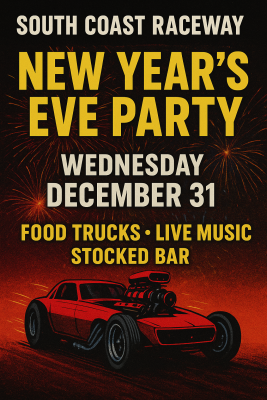 Ring in the New Year at South Coast Raceway!